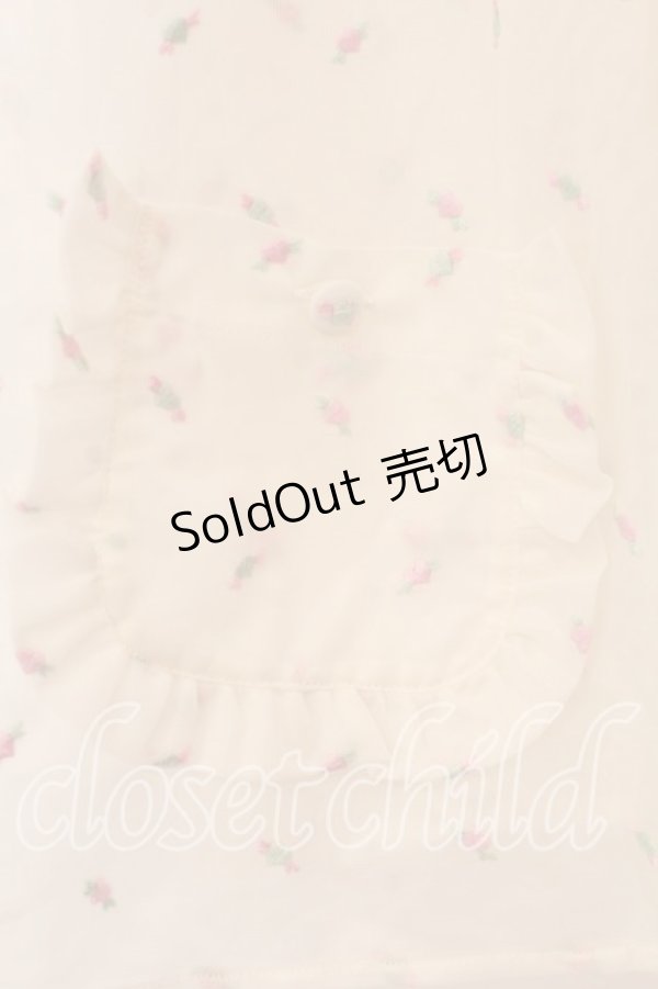 画像2: Katie / LOVE IN KATIE ハート刺繍パフボレロ  オフシロ O-25-12-16-073-LO-TO-IG-OS (2)