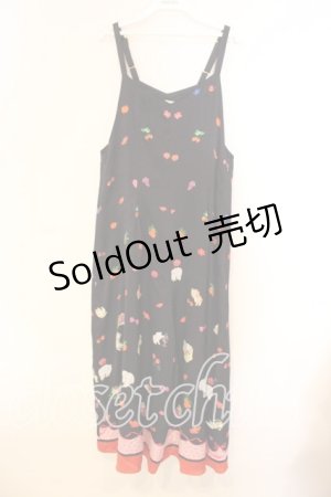 画像: Franche Lippee / いたずらねこつなぎ  ネイビー O-25-12-16-076-LO-OP-IG-OS