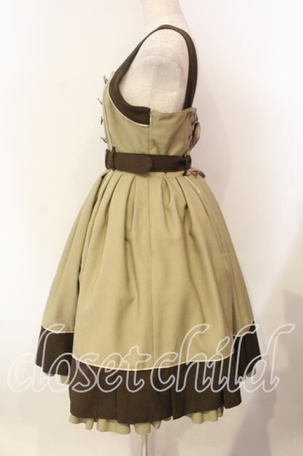 画像3: metamorphose / Magical classジャンパースカート  ノーム（ブラウン） O-25-12-16-083-ME-OP-IG-OS (3)