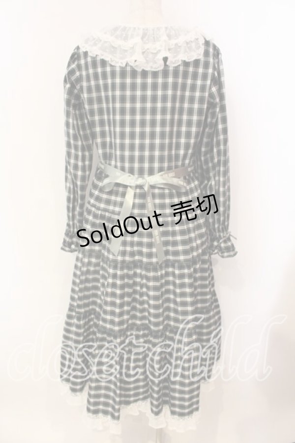 画像6: PINK HOUSE / PINK HOUSE×misako aoki チェックワンピース  グリーン O-25-12-16-086-LO-OP-IG-OS (6)