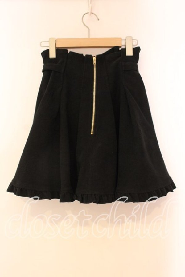 画像3: Rojita / 裾フリルハートビジュバックルスカート  クロ O-25-12-16-090-LO-TO-IG-OS (3)