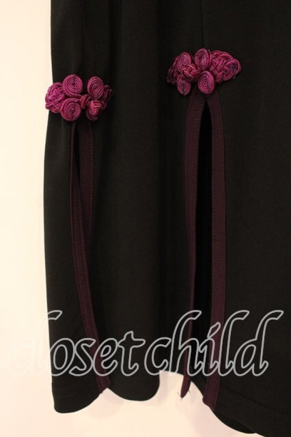 画像3: Qutie Frash / メッシュスリットタンク  ブラック×パープル O-25-12-16-011-QU-TO-OW-OS (3)