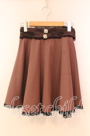 画像: Rojita / ウエストバックリボンスカート  ピンク×クロ O-25-12-17-001-LO-SK-IG-OS