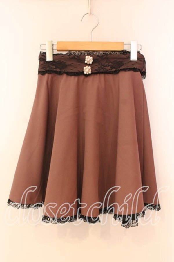 画像1: Rojita / ウエストバックリボンスカート  ピンク×クロ O-25-12-17-001-LO-SK-IG-OS (1)