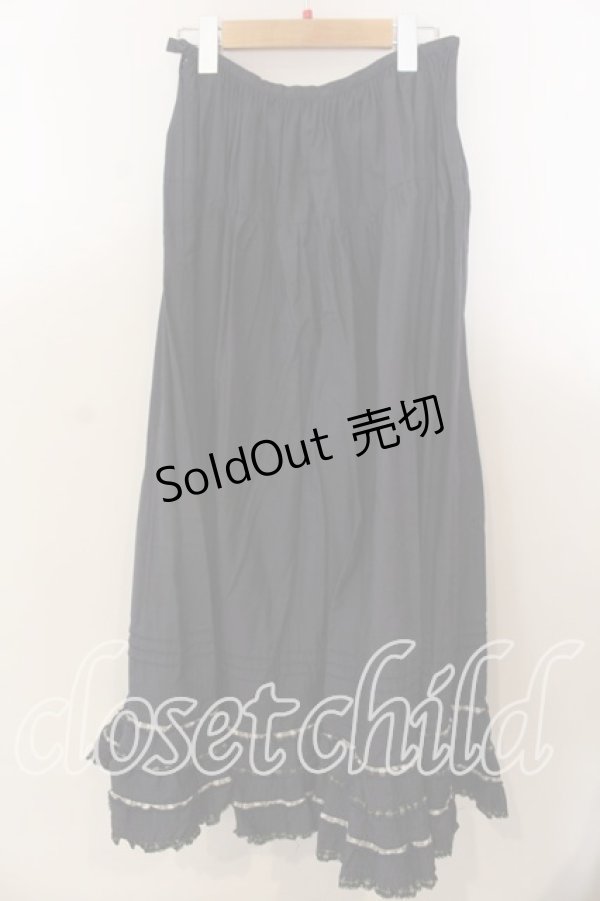 画像2: KETTY / タックピコフリルスカート Ｍ ネイビー O-25-12-17-032-EL-SK-IG-OS (2)