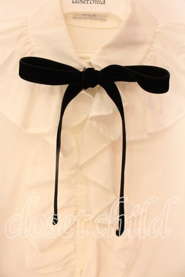 画像2: MILK / pierrot ブラウス  シロ O-25-12-17-004-ML-BL-IG-OS (2)