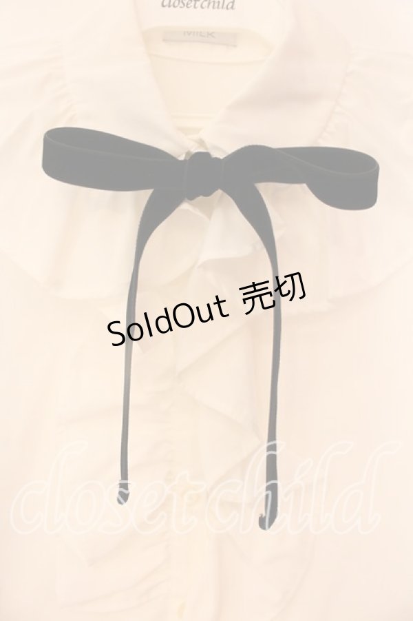 画像2: MILK / pierrot ブラウス  シロ O-25-12-17-004-ML-BL-IG-OS (2)