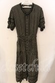 画像1: KANEKO ISAO / ドットロングワンピース  クロ O-25-12-17-040-EL-OP-IG-OS (1)