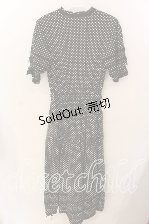 画像3: KANEKO ISAO / ドットロングワンピース  クロ O-25-12-17-040-EL-OP-IG-OS (3)