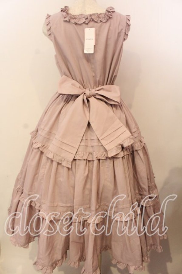 画像4: Chalmiere / フリルロングジャンスカ  ピンク O-25-12-17-054-LO-OP-IG-OS (4)