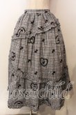 画像1: axes femme kawaii / おさんぽテリア柄スカート  グレー O-25-12-17-055-AX-SK-IG-OS (1)