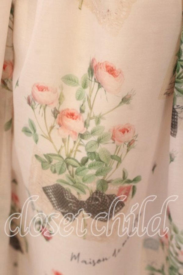 画像2: Maison de minette / Rose letter camisole dress(ローズレターキャミソールドレス) M アイボリー O-25-12-17-056-LO-OP-IG-OS (2)