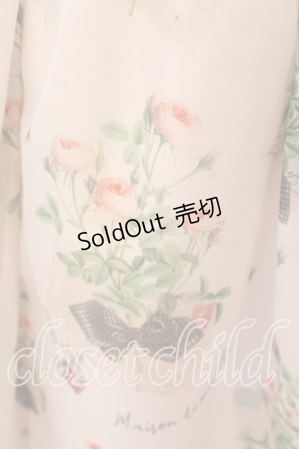 画像2: Maison de minette / Rose letter camisole dress(ローズレターキャミソールドレス) M アイボリー O-25-12-17-056-LO-OP-IG-OS (2)