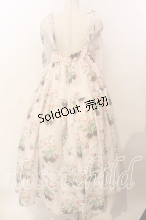 画像3: Maison de minette / Rose letter camisole dress(ローズレターキャミソールドレス) M アイボリー O-25-12-17-056-LO-OP-IG-OS (3)
