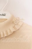 画像2: PINK HOUSE / モチーフ付きタートルリブニット  アイボリー O-25-12-17-062-LO-TO-IG-OS (2)