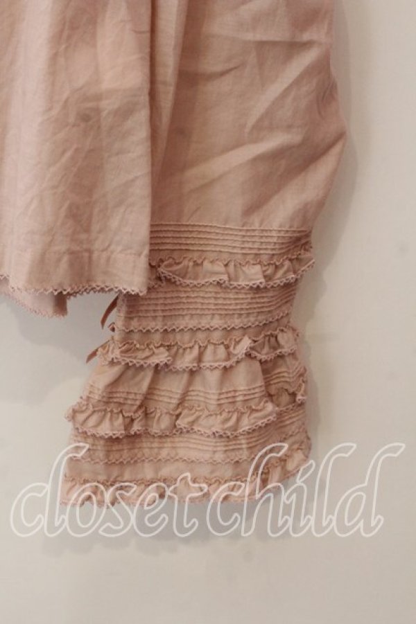 画像3: PINK HOUSE / ローンノーカラーブラウス  ピンク O-25-12-17-066-LO-BL-IG-OS (3)