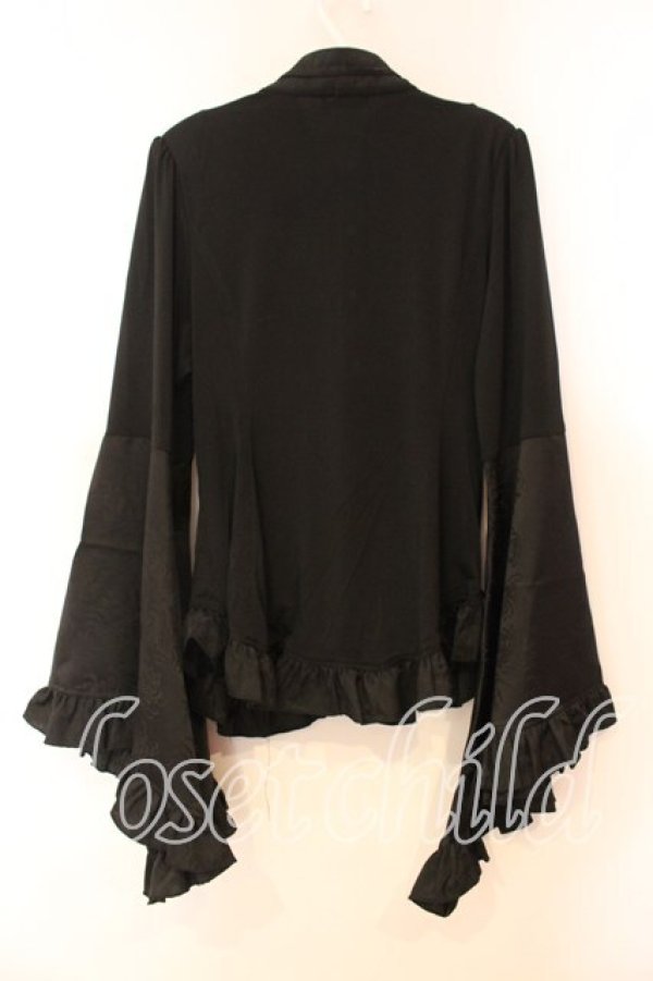 画像4: Qutie Frash / 2025プレミアム〜黒蝶〜姫袖ブラウス  ブラック O-25-12-17-006-QU-BL-YM-OS (4)