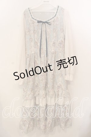 画像: axes femme / マドモワゼルワンピース Ｌ サックス O-25-12-17-080-AX-OP-IG-OS