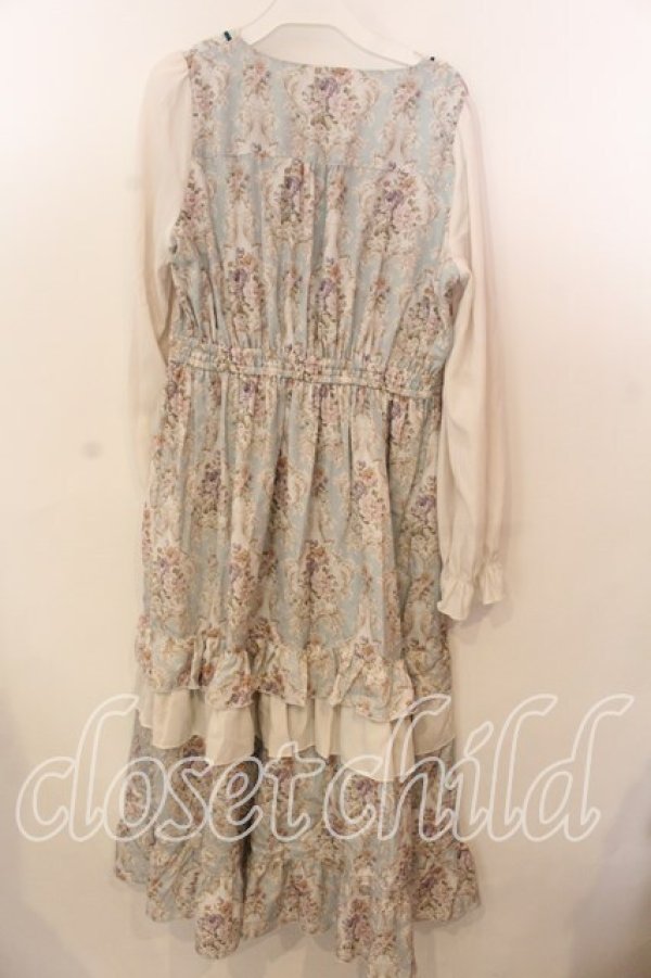 画像2: axes femme / マドモワゼルワンピース Ｌ サックス O-25-12-17-080-AX-OP-IG-OS (2)