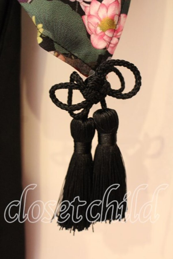 画像3: Qutie Frash / 2025プレミアムセット【華龍】着物カーデ  ブラック×マルチ O-25-12-17-009-QU-SK-IG-OS (3)