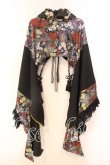 画像5: Qutie Frash / 2025プレミアムセット【華龍】着物カーデ  ブラック×マルチ O-25-12-17-009-QU-SK-IG-OS (5)