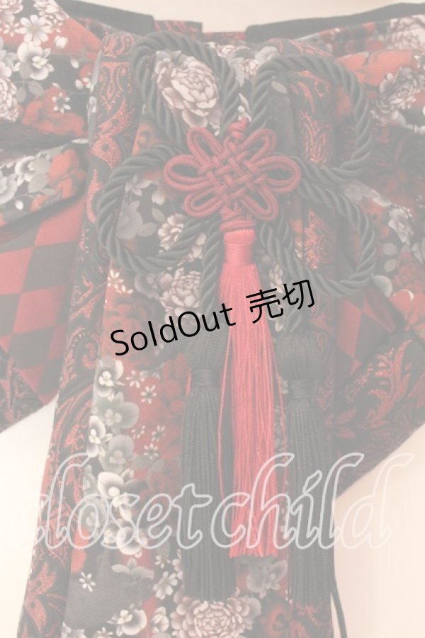 画像2: Qutie Frash / 花魁帯コルセット  レッド O-25-12-17-012-QU-TO-IG-OS (2)