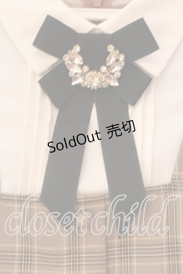 画像2: Rojita / 配色チェックカラーワンピース  ブラウン O-25-12-17-002-LO-OP-IG-OS (2)