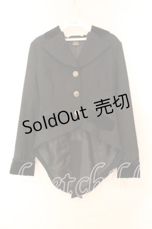 画像: ALICE and the PIRATES / 燕尾ジャケット  クロ O-25-12-17-003-PA-JA-IG-OS