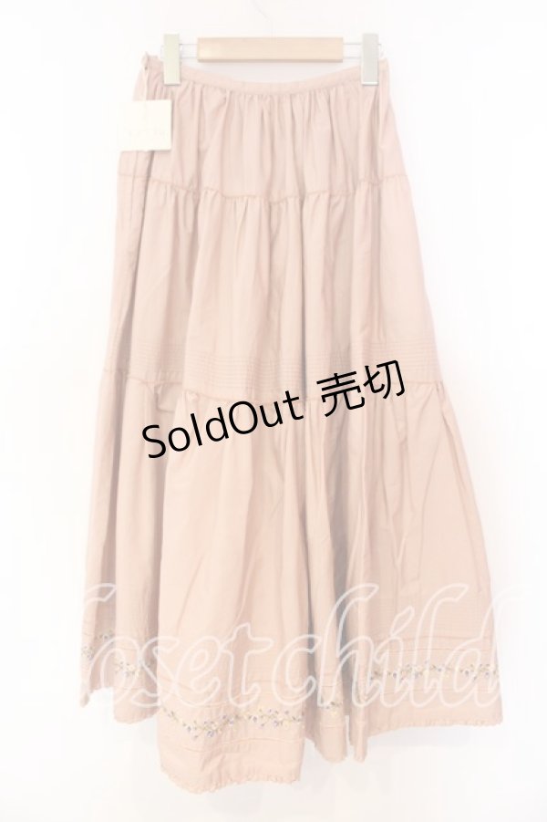 画像4: KETTY / パンジー刺繍スカート  ピンク O-25-12-17-022-EL-SK-IG-OS (4)