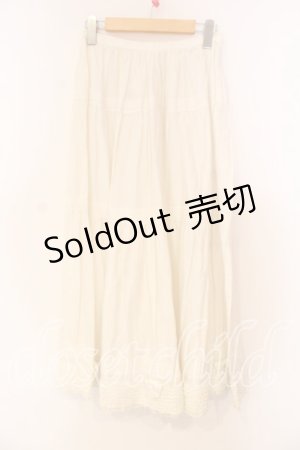 画像: KETTY / ピコフリルリボンスカート  シロ O-25-12-17-027-EL-SK-IG-OS