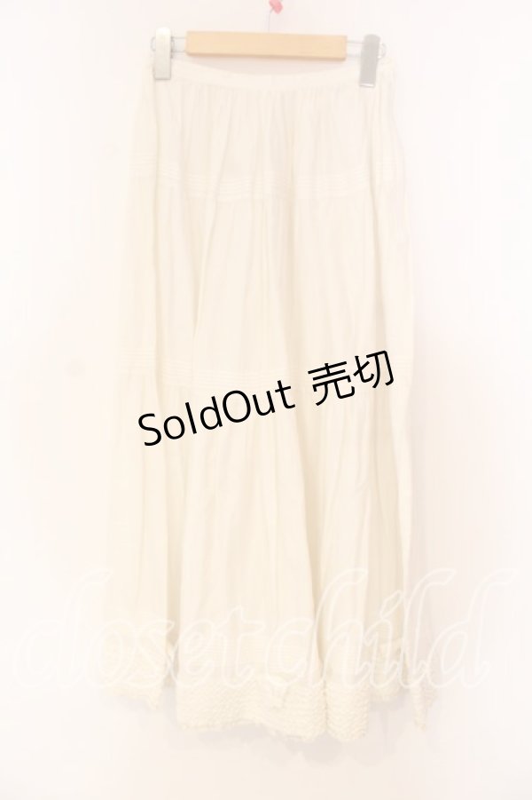 画像1: KETTY / ピコフリルリボンスカート  シロ O-25-12-17-027-EL-SK-IG-OS (1)