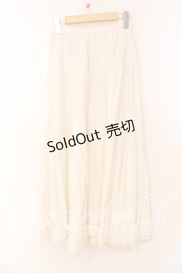 画像4: KETTY / ピコフリルリボンスカート  シロ O-25-12-17-027-EL-SK-IG-OS (4)