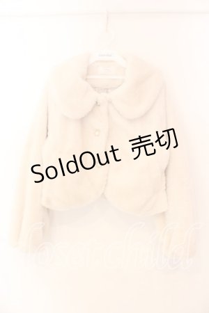 画像: m petit by misako / ショートコート Ｌ アイボリー×マイメロディ O-25-12-18-034-LO-CO-IG-OS