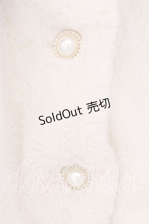 画像2: m petit by misako / ショートコート Ｌ アイボリー×マイメロディ O-25-12-18-034-LO-CO-IG-OS (2)