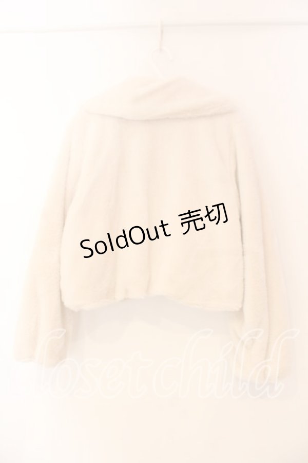 画像3: m petit by misako / ショートコート Ｌ アイボリー×マイメロディ O-25-12-18-034-LO-CO-IG-OS (3)