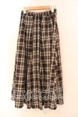 画像2: axes femme / アシメベルトチェック柄スカート Ｓ ブラウン O-25-12-18-043-AX-SK-IG-OS (2)