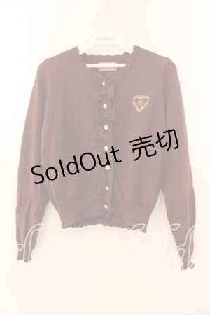 画像: BABY,THE STARS SHINE BRIGHT / リボンカーディガン  ブラウン O-25-12-18-045-BA-TO-IG-OS