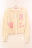 画像1: Angelic Pretty / Meltyチョコレートニットカーディガン  オフシロ O-25-12-18-046-AP-TO-IG-OS (1)