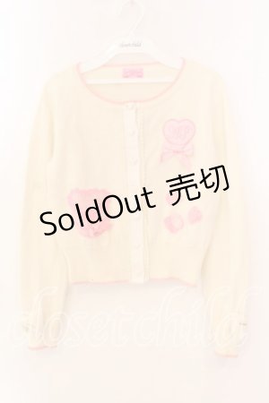 画像: Angelic Pretty / Meltyチョコレートニットカーディガン  オフシロ O-25-12-18-046-AP-TO-IG-OS