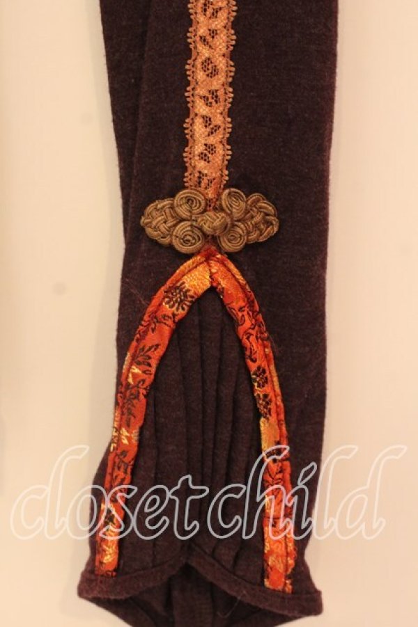 画像2: Ozz oneste / ボレロ風カットソー  パープル O-25-12-18-047-OO-TO-IG-OS (2)