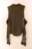 画像3: Ozz Croce / セパレートスリーブレースアップカットソー  カーキグリーン O-25-12-18-052-OO-TO-IG-OS (3)