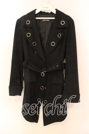 画像: PEACE NOW / ハトメジャケット Ｍ ブラック O-25-12-18-056-PU-JA-IG-OS