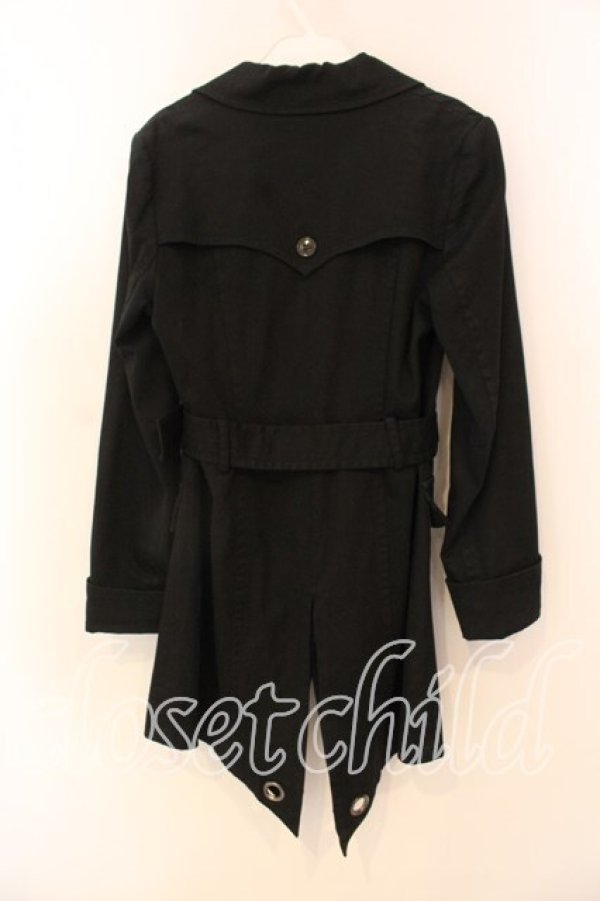 画像4: PEACE NOW / ハトメジャケット Ｍ ブラック O-25-12-18-056-PU-JA-IG-OS (4)