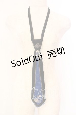 画像: Ozz Croce / ネクタイ  ブラック×ブルー O-25-12-18-058-OO-ZA-IG-OS
