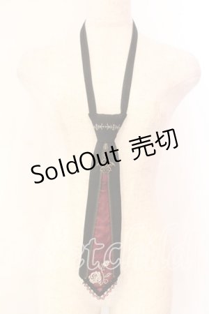 画像: Ozz Croce / ネクタイ  ブラック×レッド O-25-12-18-059-OO-ZA-IG-OS