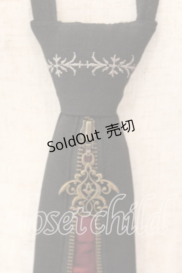 画像2: Ozz Croce / ネクタイ  ブラック×レッド O-25-12-18-059-OO-ZA-IG-OS (2)