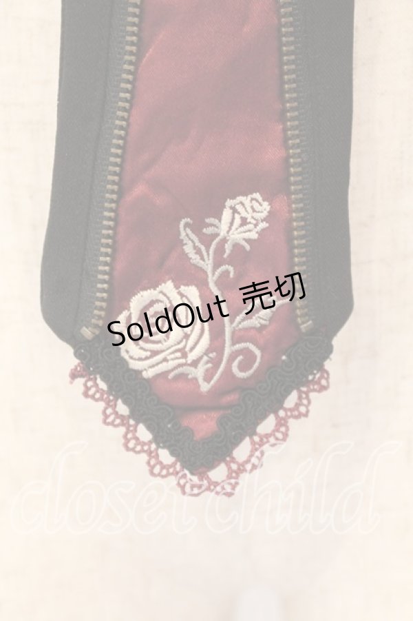 画像3: Ozz Croce / ネクタイ  ブラック×レッド O-25-12-18-059-OO-ZA-IG-OS (3)