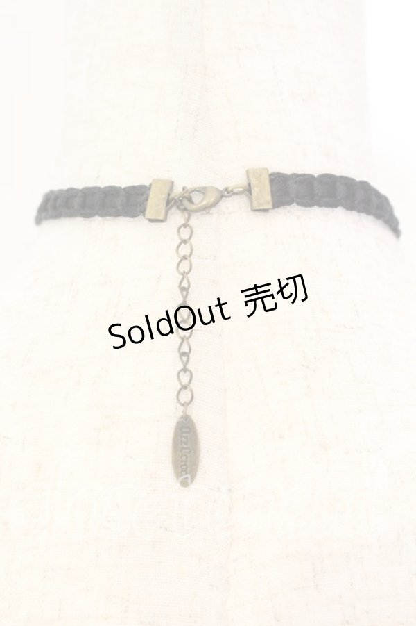 画像3: Ozz Croce / ローズチェーンチョーカー  ブラック×アンティーク×レッド O-25-12-18-060-OO-AC-IG-OS (3)