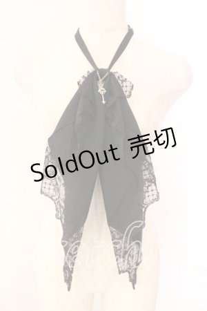 画像: PUTUMAYO / レースジャボタイ  ブラック×ブラック O-25-12-18-061-PT-ZA-IG-OS