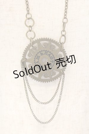 画像: STEAM / 歯車ネックレス  アンティークゴールド O-25-12-18-062-HN-AC-IG-OS